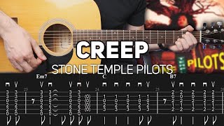 Stone Temple Pilots - Creep (Guitar lesson with TAB)