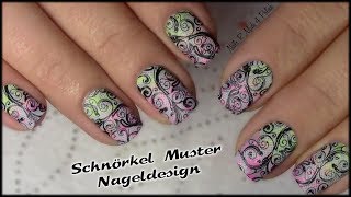 schnrkel muster stamping nageldesign ngel lackieren flourish nail art tutorial - Nagel Lackieren Muster schnrkel muster stamping nageldesign ngel lackieren flourish nail art tutorial - Nagel Lackieren Muster