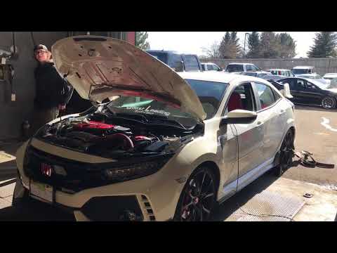 FK8 civic type r Injen intake test