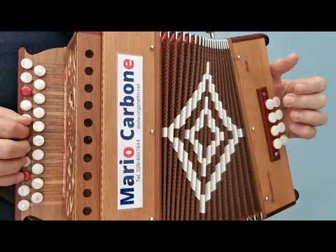 8 Bassi - ATTARANTA - A.  Sparagna - Brano - Accordion Diatonic - Organetto