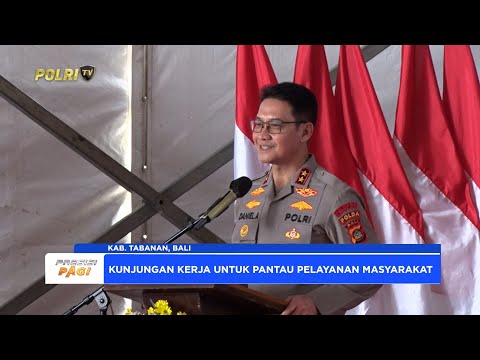 KAPOLDA BALI LAKSANAKAN KUNKER KE POLRES TABANAN