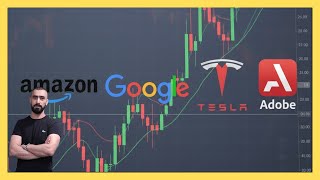 الاسهم الامريكية | تحليل الأسهم: أمازون، جوجل، وتسلا وادوبي