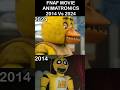 FNaF Animatronics IN REAL LIFE 2014 Vs 2024 Chica FNaF Movie 2 MEME