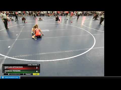 122 Lbs Cons. Round 3 - Hannah Rogers, IA Vs Kaylan Hitchcock, KS Ba8f