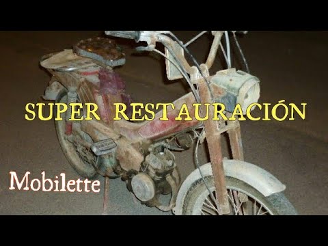 MOBYLETTE RESTAURADA MOBILETTE🚲🛤 MOBILETE  MOBYLETE AV 70 SUPER LUJO ,2 AÑOS DE LA RESTAURACIÓN