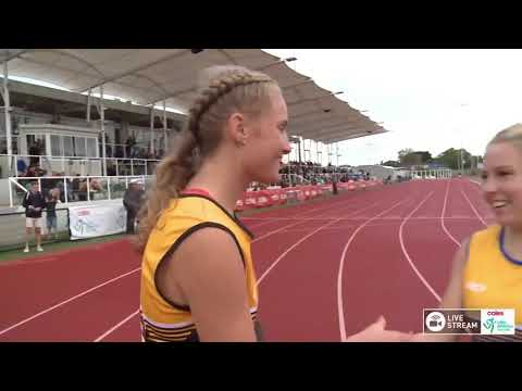 U15 Womens 200m - Heat 2 - 2018 Coles Little Athletics Championships