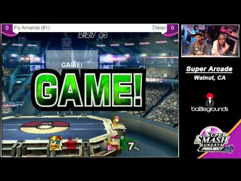 Fly Amanita (#1) vs Disqo - Super Smash Sundays ProjectM 2/2/14