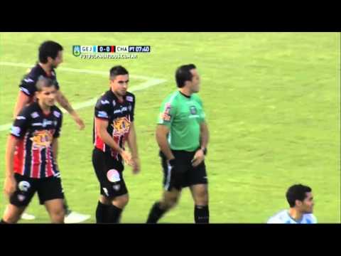 Gol de Cavallotti.Gimnasia Jujuy 1 Chacarita 0.Fecha 20.Torneo Primera B Nacional. FPT
