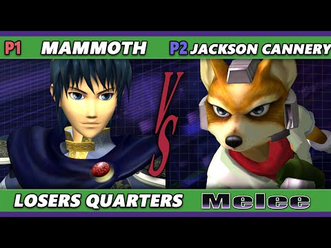 S@X 455 Losers Quarters - Mammoth (Marth) Vs. Jackson Cannery (Fox) Smash Melee - SSBM