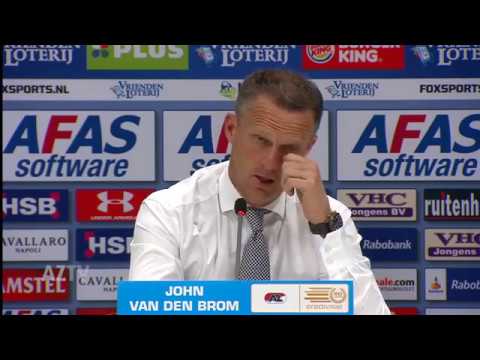 Persconferentie na AZ - FC Groningen