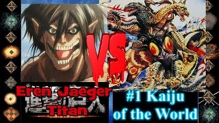 Download lagu Eren Jaeger Titan (Attack on Titan) vs #1 Kaiju of the World (Pachimon) - Ultimate Mugen Fight 2016 mp3