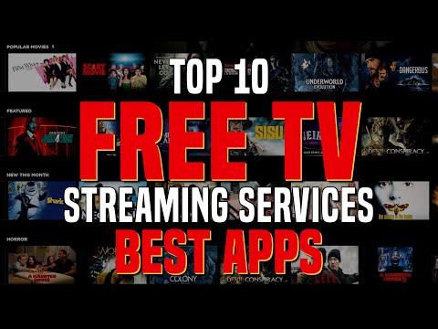 Top 10 FREE TV Streaming Services (Best Apps)