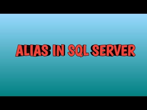 Alias In Sql Server By Sql Training By Sql