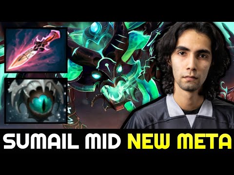 SUMAIL Visage Mid New Meta — Witch Blade + Skadi Build 7.28 Dota 2