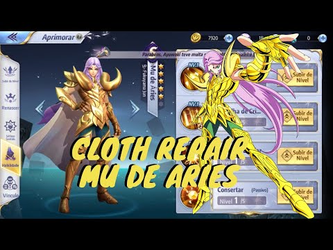 Muito insano!! CLOTH REPAIR MU DE ARIES - Saint Seiya Awakening