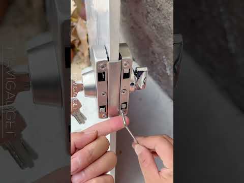 Product Link in Bio ( 355 ) 🚀 Sliding Door Stainless Steel Safety Glass Door Lock