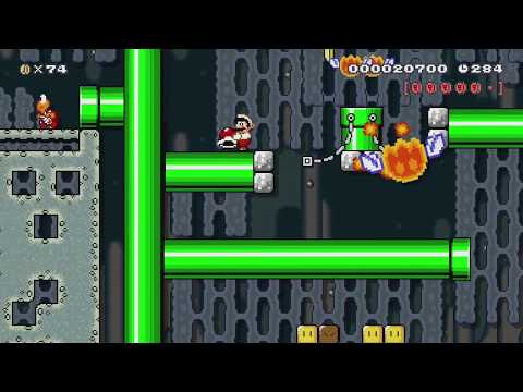 3-6 Molasses Magma by Kyevmu - Super Mario Maker - No Commentary 1bn