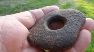 Arrowhead Hunting - A Very Special Stone Artifact From The Creek - 8/11/13