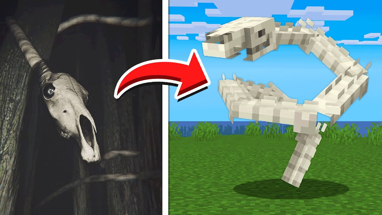 Eu fiz os Mobs em PERSONAGENS ASSUSTADORES no MINECRAFT