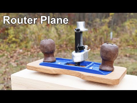 How to Make a Router Plane Made From a Block Plane