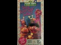Opening To Sesame Songs Home Video Sing Yourself Silly 1990 VHS Slightly Damaged Tape
