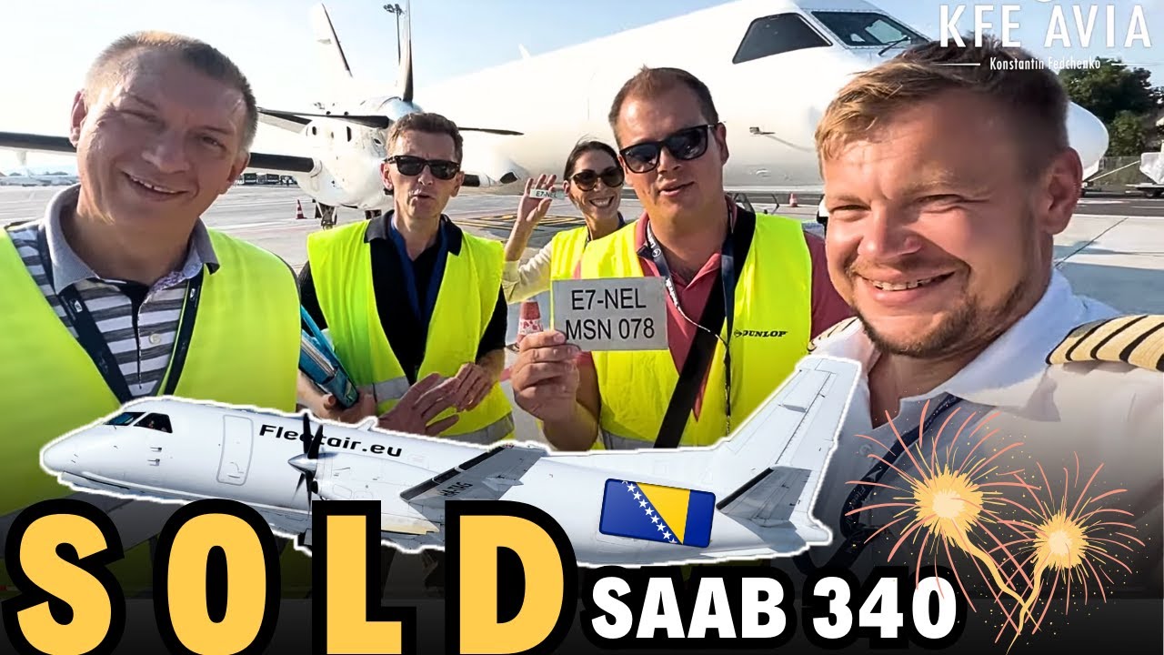 We SOLD our Saab-340 to Bosnia, Sarajevo