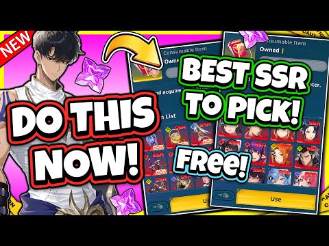 FREE SSR's! DO THIS NOW! BEST HUNTERS / WEAPONS TO PICK! FULL GUIDE! [Solo Leveling: Arise]