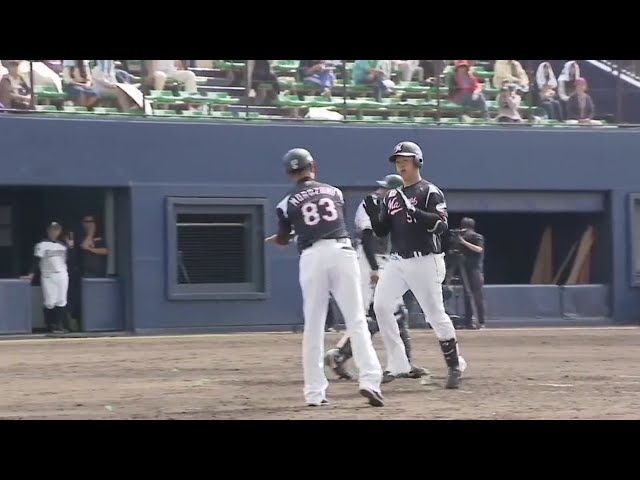 【ファーム】マリーンズのルーキー・山口の先制2ランホームラン!! 2019/5/15 F-M(ファーム)