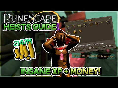 FAST & EASY HEISTS GUIDE - INSANE XP + MONEY (RS3)