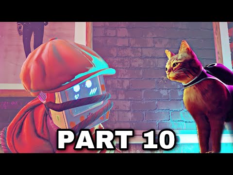 STRAY Walkthrough Gameplay Part 10 - BLAZER (FULL GAME)