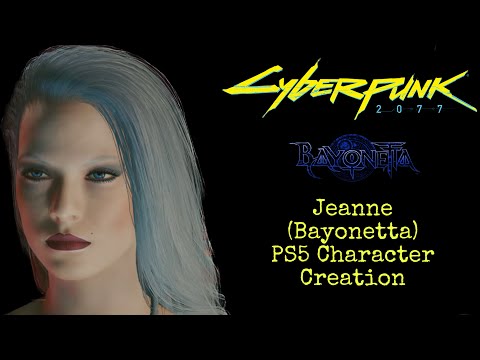 Cyberpunk 2077 Jeanne Bayonetta character creation 2022 PS5 ps4 No mods hot female Preset