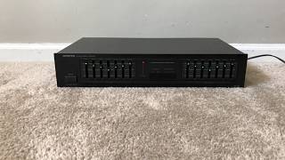 Video thumbnail for Onkyo EQ-140 Stereo Graphic Equalizer EQ by Audio Electronics