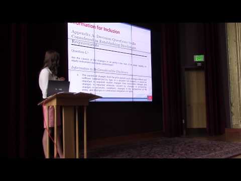 Danika Tibbetts on the Financial Accounting Standards Board and Disclosure Framework Project