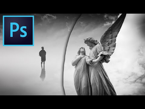 Photoshop zwei Bilder überblenden Bildübergang erstellen