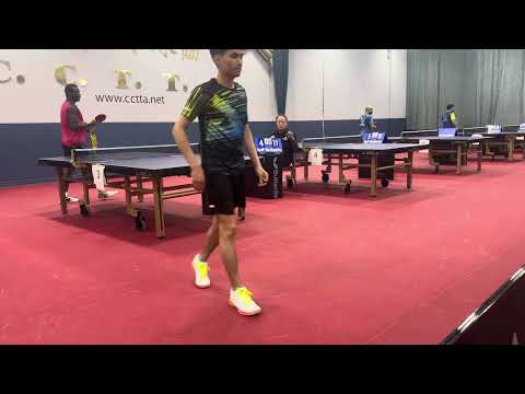 2025年4月安省乒乓球挑战赛A组（高级）决赛 Chijioke OSUJI vs Zakria RAHIME