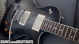 Video thumbnail for Xaviere PRO555 🤯 an affordable LP with Floyd Rose! by Guns and Guitars