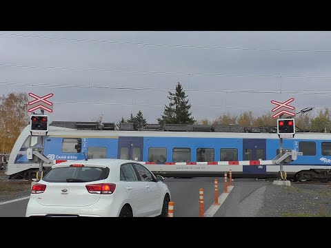 Železniční přejezd Řetenice - P1948 - 27.10.2024