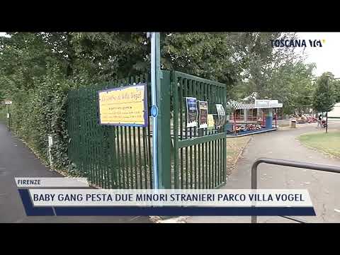 2022-05-24 FIRENZE - BABY GANG PESTA DUE MINORI STRANIERI PARCO VILLA VOGEL