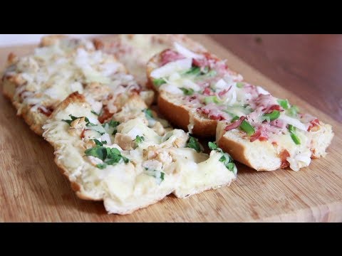 My Fav. French Bread Pizza Recipe (Variety)