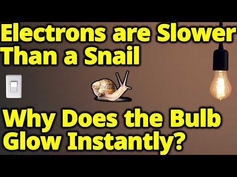 What Is Electricity? If Electrons Move Slower Than a Snail, Why Do Lights Turn On Instantly?