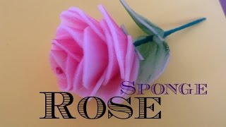 Sponge Rose - Step by Step