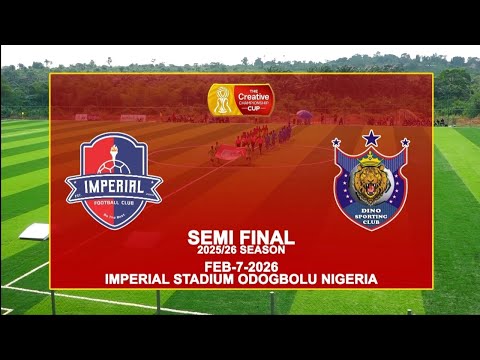 Imperial Fc vs Dino Sc Semifinal Cup Game Tcc 2025/26