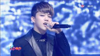 [130312] B.A.P (비에이피) - Rain Sound (빗소리) + One Shot (원샷) @ Arirang TV Simply Kpop