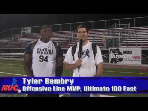 Tyler Bembry - Freshmen Offensive Line MVP - NUC Ultimate 100 East Football Camp