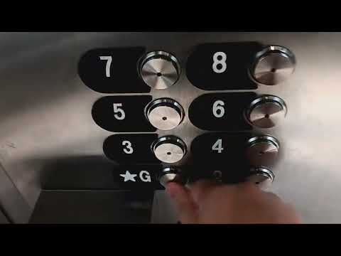 Otis Series 7 traction glass elevators at the MW - LP parking garage (White Plains, NY)