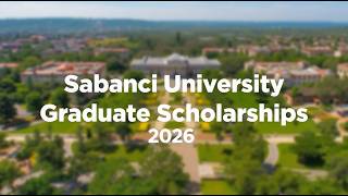 Sabancı University Graduate Scholarships 2026