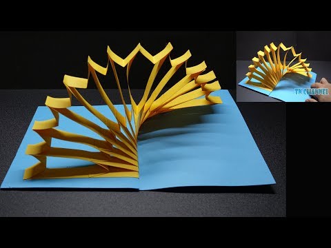 DIY 3D Pop up Card - Handmade 3D Cardboard Pop-Up Ornaments - Amazing Tutorial