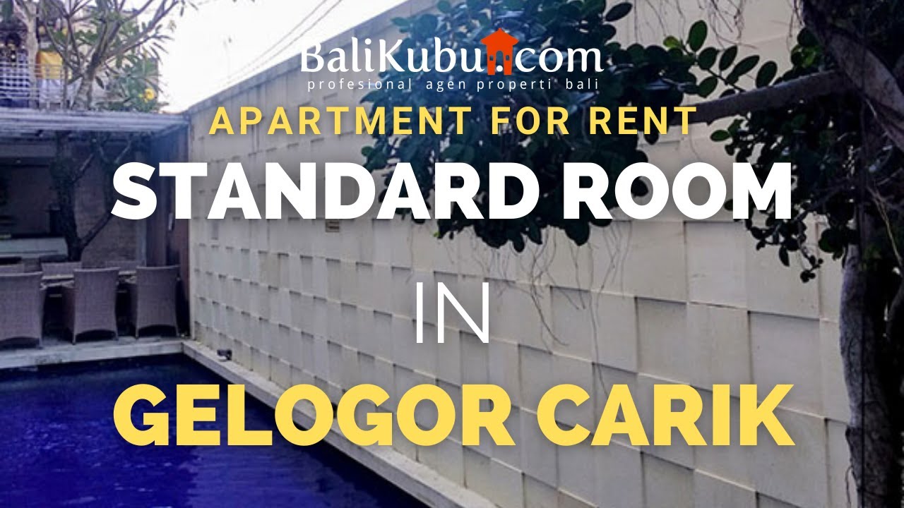 ******** Amr.002.tuk.std Apartment Standard Room For Rent In Gelogor Carik Pemogan