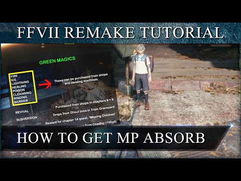 Final Fantasy 7 Remake - How to get the very useful MP Absorption Materia!