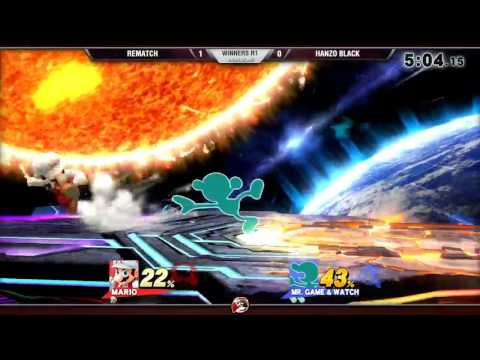 VS Weekly 5/12/16 - Winners R1 - Rematch (Mario) vs. Hanzo Black (G&W) - Smash 4